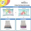 image:imageSunny Side Up Bluey amp Friends Full Sheet Set  4 Piece Kids Bedding Set Includes Pillow Cover  Super Soft Microfiber SheetsMulti  Little Mermaid