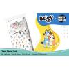 image:imageSunny Side Up Bluey amp Friends Full Sheet Set  4 Piece Kids Bedding Set Includes Pillow Cover  Super Soft Microfiber SheetsWhite  Bluey
