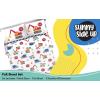 image:imageSunny Side Up Bluey amp Friends Full Sheet Set  4 Piece Kids Bedding Set Includes Pillow Cover  Super Soft Microfiber SheetsWhite  Construction Zone