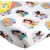 image:imageSunny Side Up Bluey amp Friends Full Sheet Set  4 Piece Kids Bedding Set Includes Pillow Cover  Super Soft Microfiber SheetsWhite  Princess