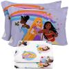 image:imageSunny Side Up Bluey amp Friends Full Sheet Set  4 Piece Kids Bedding Set Includes Pillow Cover  Super Soft Microfiber SheetsWhite  Princess