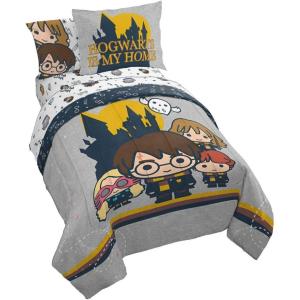 image:imageJay Franco Bluey amp Bingo Queen Comforter Set  7 Piece Bedding Includes Sheet Set amp Pillow Covers  Super Clouds amp Stars Cozy BeddingHarry Potter Charms
