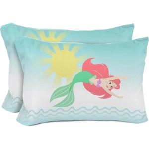 image:imageSunny Side Up Bluey amp Bingo Pack of 2 Reversible Pillowcases  Double Sided Pillow Covers  Kids Super Soft BeddingTeal  Little Mermaid