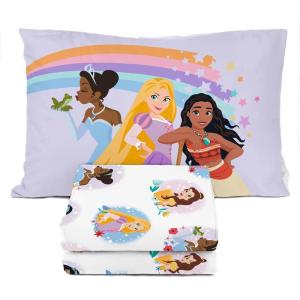 image:imageSunny Side Up Bluey amp Friends Full Sheet Set  4 Piece Kids Bedding Set Includes Pillow Cover  Super Soft Microfiber SheetsWhite  Princess