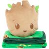 image:imageJay Franco Kids Nogginz Set  12 Inches Nogginz Pillow amp 40 x 50 Inches Cozy Plush Throw Blanket UltraSoft Character Nap Set for Travel Bedroom amp Couch Dcor Gray  BlippiGreen  Groot