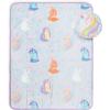 image:imageJay Franco Kids Nogginz Set  12 Inches Nogginz Pillow amp 40 x 50 Inches Cozy Plush Throw Blanket UltraSoft Character Nap Set for Travel Bedroom amp Couch Dcor Gray  BlippiPurple  Unicorn Academy