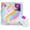 image:imageJay Franco Kids Nogginz Set  12 Inches Nogginz Pillow amp 40 x 50 Inches Cozy Plush Throw Blanket UltraSoft Character Nap Set for Travel Bedroom amp Couch Dcor Gray  BlippiPurple  Unicorn Academy