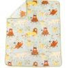 image:imageJay Franco Kids Nogginz Set  12 Inches Nogginz Pillow amp 40 x 50 Inches Cozy Plush Throw Blanket UltraSoft Character Nap Set for Travel Bedroom amp Couch Dcor Gray  BlippiGreen  Simba