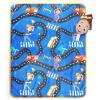 image:imageJay Franco Kids Nogginz Set  12 Inches Nogginz Pillow amp 40 x 50 Inches Cozy Plush Throw Blanket UltraSoft Character Nap Set for Travel Bedroom amp Couch Dcor Gray  BlippiBlue  Blippi