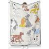 image:imageJay Franco Kids Plush Throw Blanket  Soft amp Cozy Fleece Throw for Bedroom amp Couch Dcor Official Licensed Product Gray  Blippi 40x50  Travel BlanketBeige  Disney Dogs