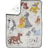 image:imageJay Franco Kids Plush Throw Blanket  Soft amp Cozy Fleece Throw for Bedroom amp Couch Dcor Official Licensed Product Gray  Blippi 40x50  Travel BlanketBeige  Disney Dogs