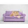 image:imageJay Franco Kids Plush Throw Blanket  Soft amp Cozy Fleece Throw for Bedroom amp Couch Dcor Official Licensed Product Gray  Blippi 40x50  Travel BlanketPurple  Disney Princess Rapunzel