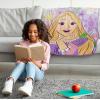 image:imageJay Franco Kids Plush Throw Blanket  Soft amp Cozy Fleece Throw for Bedroom amp Couch Dcor Official Licensed Product Gray  Blippi 40x50  Travel BlanketPurple  Disney Princess Rapunzel