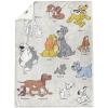 image:imageJay Franco Kids Plush Throw Blanket  Soft amp Cozy Fleece Throw for Bedroom amp Couch Dcor Official Licensed Product Gray  Blippi 40x50  Travel BlanketBeige  Disney Dogs