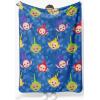 image:imageJay Franco Kids Plush Throw Blanket  Soft amp Cozy Fleece Throw for Bedroom amp Couch Dcor Official Licensed Product Gray  Blippi 40x50  Travel BlanketBlue  Teletubbies