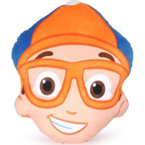 image:imageJay Franco Blippi Plush Nogginz Pillow  12 Inches Kids UltraSoft Stuffed Character Plushie amp Cozy Pillow Official Licensed Multi  BlippiMulti  Blippi
