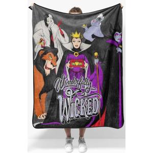image:imageJay Franco Kids Plush Throw Blanket  Soft amp Cozy Fleece Throw for Bedroom amp Couch Dcor Official Licensed Product Gray  Blippi 40x50  Travel BlanketMulti  Disney Villains