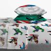 image:imageJay Franco Kids Sheet Cartoon Set with Fitted Flat Sheets amp Pillow Cover  UltraSoft Bedding with Pillowcase for Room Decor White  Xbox 4 Piece Full4 Piece Queen