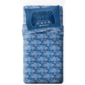 image:imageJay Franco Kids Sheet Cartoon Set with Fitted Flat Sheets amp Pillow Cover  UltraSoft Bedding with Pillowcase for Room Decor White  Xbox 4 Piece FullTwin