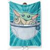 image:imageJay Franco Kids Plush Throw Blanket  Soft amp Cozy Fleece Throw for Bedroom amp Couch Dcor Official Licensed Product Multi  Winnie The Pooh 40x50  Travel BlanketTeal  Mandalorian
