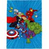 image:imageJay Franco Kids Plush Throw Blanket  Soft amp Cozy Fleece Throw for Bedroom amp Couch Dcor Official Licensed Product Multi  Winnie The Pooh 40x50  Travel BlanketBlue  Avengers