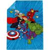 image:imageJay Franco Kids Plush Throw Blanket  Soft amp Cozy Fleece Throw for Bedroom amp Couch Dcor Official Licensed Product Multi  Winnie The Pooh 40x50  Travel BlanketBlue  Avengers