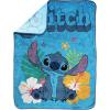 image:imageJay Franco Kids Plush Throw Blanket  Soft amp Cozy Fleece Throw for Bedroom amp Couch Dcor Official Licensed Product Multi  Winnie The Pooh 40x50  Travel BlanketBlue  Stitch