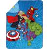 image:imageJay Franco Kids Plush Throw Blanket  Soft amp Cozy Fleece Throw for Bedroom amp Couch Dcor Official Licensed Product Multi  Winnie The Pooh 40x50  Travel BlanketBlue  Avengers