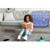 image:imageJay Franco Kids Plush Throw Blanket  Soft amp Cozy Fleece Throw for Bedroom amp Couch Dcor Official Licensed Product Multi  Winnie The Pooh 40x50  Travel BlanketPurple  Kpop Demon Hunters