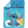 image:imageJay Franco Kids Plush Throw Blanket  Soft amp Cozy Fleece Throw for Bedroom amp Couch Dcor Official Licensed Product Multi  Winnie The Pooh 40x50  Travel BlanketBlue  Stitch