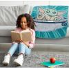 image:imageJay Franco Kids Plush Throw Blanket  Soft amp Cozy Fleece Throw for Bedroom amp Couch Dcor Official Licensed Product Multi  Winnie The Pooh 40x50  Travel BlanketTeal  Mandalorian