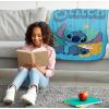 image:imageJay Franco Kids Plush Throw Blanket  Soft amp Cozy Fleece Throw for Bedroom amp Couch Dcor Official Licensed Product Multi  Winnie The Pooh 40x50  Travel BlanketBlue  Stitch