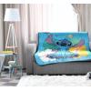 image:imageJay Franco Kids Plush Throw Blanket  Soft amp Cozy Fleece Throw for Bedroom amp Couch Dcor Official Licensed Product Multi  Winnie The Pooh 40x50  Travel BlanketBlue  Stitch