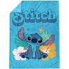 image:imageJay Franco Kids Plush Throw Blanket  Soft amp Cozy Fleece Throw for Bedroom amp Couch Dcor Official Licensed Product Multi  Winnie The Pooh 40x50  Travel BlanketBlue  Stitch