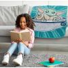 image:imageJay Franco Kids Plush Throw Blanket  Soft amp Cozy Fleece Throw for Bedroom amp Couch Dcor Official Licensed Product Multi  Winnie The Pooh 40x50  Travel BlanketTeal  Mandalorian