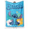 image:imageJay Franco Kids Plush Throw Blanket  Soft amp Cozy Fleece Throw for Bedroom amp Couch Dcor Official Licensed Product Multi  Winnie The Pooh 40x50  Travel BlanketBlue  Stitch