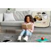 image:imageJay Franco Kids Plush Throw Blanket  Soft amp Cozy Fleece Throw for Bedroom amp Couch Dcor Official Licensed Product Multi  Winnie The Pooh 40x50  Travel BlanketBeige  Walle