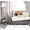 image:imageJay Franco Kids Plush Throw Blanket  Soft amp Cozy Fleece Throw for Bedroom amp Couch Dcor Official Licensed Product Multi  Winnie The Pooh 40x50  Travel BlanketBeige  Walle