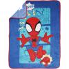 image:imageJay Franco Kids Plush Throw Blanket  Soft amp Cozy Fleece Throw for Bedroom amp Couch Dcor Official Licensed Product Multi  Winnie The Pooh 40x50  Travel BlanketBlue  Spidey  Friends