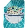 image:imageJay Franco Kids Plush Throw Blanket  Soft amp Cozy Fleece Throw for Bedroom amp Couch Dcor Official Licensed Product Multi  Winnie The Pooh 40x50  Travel BlanketTeal  Mandalorian