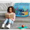 image:imageJay Franco Kids Plush Throw Blanket  Soft amp Cozy Fleece Throw for Bedroom amp Couch Dcor Official Licensed Product Multi  Winnie The Pooh 40x50  Travel BlanketBlue  Stitch
