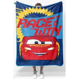 image:imageJay Franco Kids Plush Throw Blanket  Soft amp Cozy Fleece Throw for Bedroom amp Couch Dcor Official Licensed Product Multi  Winnie The Pooh 40x50  Travel BlanketBlue  Cars