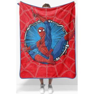 image:imageJay Franco Kids Plush Throw Blanket  Soft amp Cozy Fleece Throw for Bedroom amp Couch Dcor Official Licensed Product Multi  Winnie The Pooh 40x50  Travel BlanketRed  Spiderman