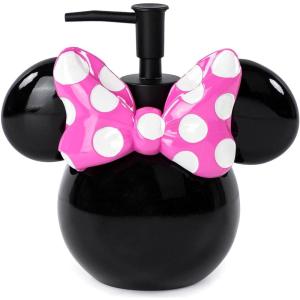 image:imageJay Franco Kids Soap Dispenser  8 Resin Hand Lotion Pump Bathroom amp Kitchen Decor Official Licensed Product Yellow  Winnie The PoohBlack  Minnie Mouse