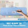 image:imageJay Franco Kids Nap Mat with Embedded Pillow amp Blanket  Soft 46x20Microfiber Sleeping Bag with Name Tag amp Handle for School Travel Sleepover Multi  Winnie The Pooh