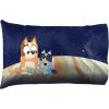 image:imageJay Franco Kids Sheet Set with Fitted Flat Sheets amp Pillow Cover  UltraSoft Bedding with Pillowcase for Room Decor White  Winnie The Pooh 4 Piece QueenBlue  Bluey  Bingo
