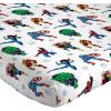 image:imageJay Franco Kids Sheet Set with Fitted Flat Sheets amp Pillow Cover  UltraSoft Bedding with Pillowcase for Room Decor White  Winnie The Pooh 4 Piece QueenWhite  Avengers