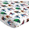 image:imageJay Franco Kids Sheet Set with Fitted Flat Sheets amp Pillow Cover  UltraSoft Bedding with Pillowcase for Room Decor White  Winnie The Pooh 4 Piece QueenWhite  Avengers