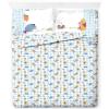 image:imageJay Franco Kids Sheet Set with Fitted Flat Sheets amp Pillow Cover  UltraSoft Bedding with Pillowcase for Room Decor White  Winnie The Pooh 4 Piece QueenWhite  Winnie the Pooh