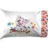 image:imageJay Franco Kids Sheet Set with Fitted Flat Sheets amp Pillow Cover  UltraSoft Bedding with Pillowcase for Room Decor White  Winnie The Pooh 4 Piece QueenPink  Moana